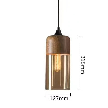 Jevaglo™ | Luxurious Pendant Light made of Glass and Wood