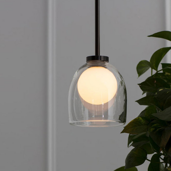 Modern Lustre Glass Ball Pendant Light