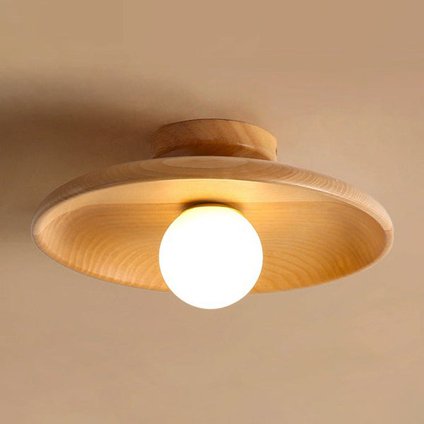 Shallow Bowl Shaped Ceiling Light