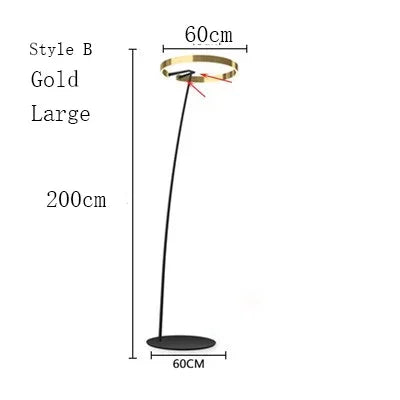 Nordic LED Designer Fishing Floor Lamp