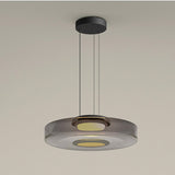 Glass pendant lights in Bauhaus style