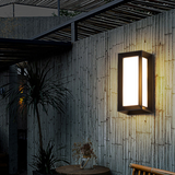 Black & White Outdoor Wall Lamp