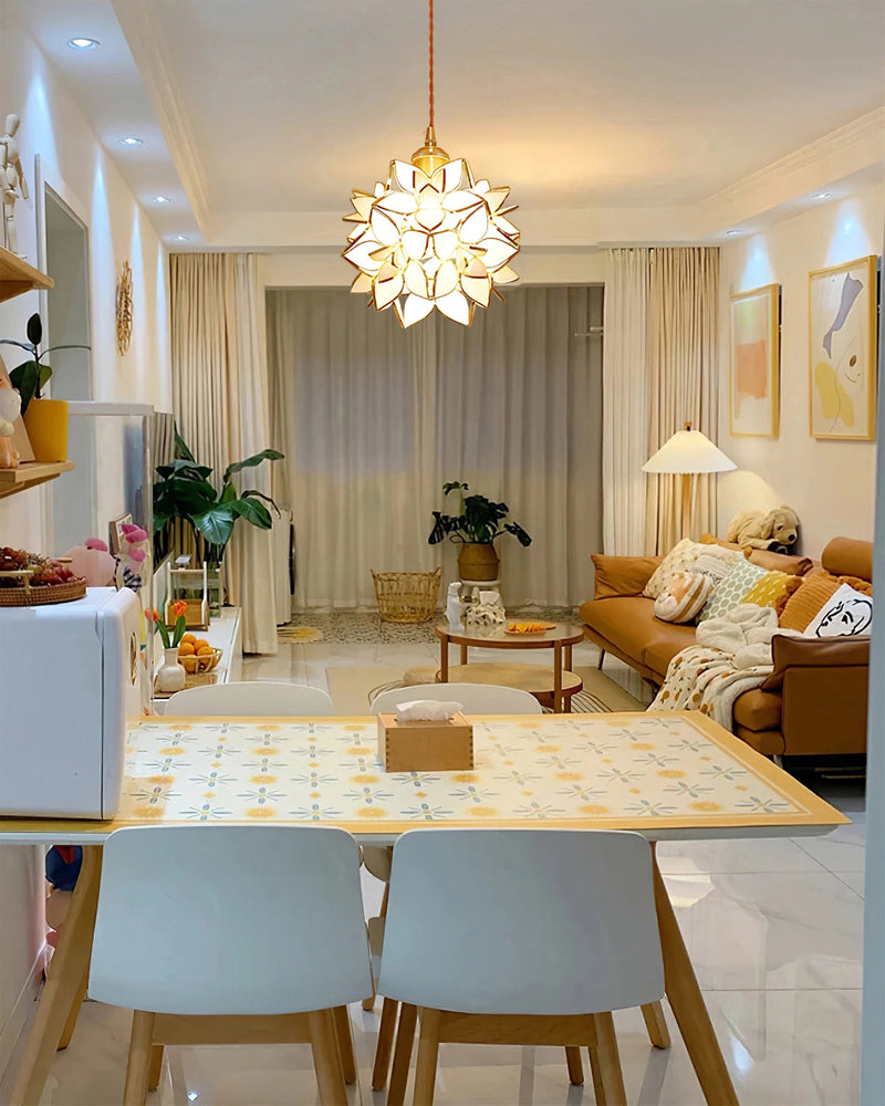 Capiz Pendant Light