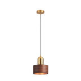 Cylinder Pendant Light Fixture Hanging Lamp Japanese Style