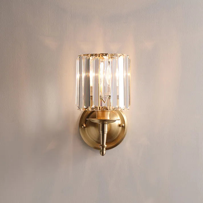 Vintage luxury crystal wall light