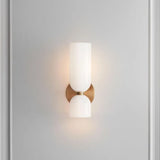 Double Head Glass Wall Lamp Led Sconce