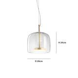 Hotel glass pendant light