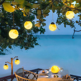 Elif Modern Led Outdoor Lamp Pendant Lamp Gold Metal Resin Hall Outdoor