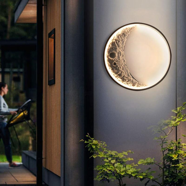 Elif Modern Moon Shape Led Ip65 Waterproof Outdoor Light