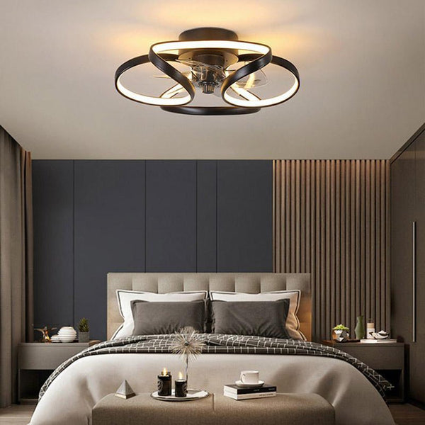 Flower Ceiling Light And Fan With Remote Control