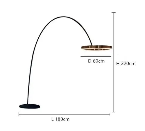 Nordic LED Designer Fishing Floor Lamp