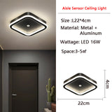 Human Pir Motion Sensor Led Ceiling Light