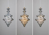 Modern Gray Glass Starry Sky Pendant Light