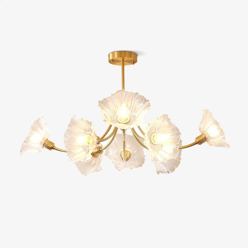 Kalin Flower Glass Chandelier