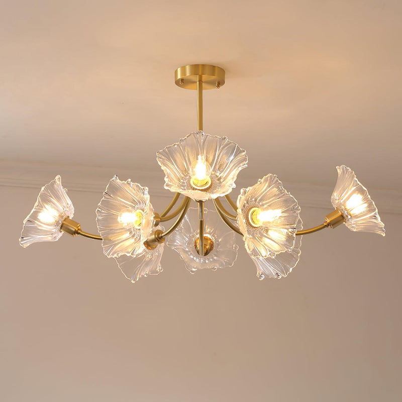 Kalin Flower Glass Chandelier