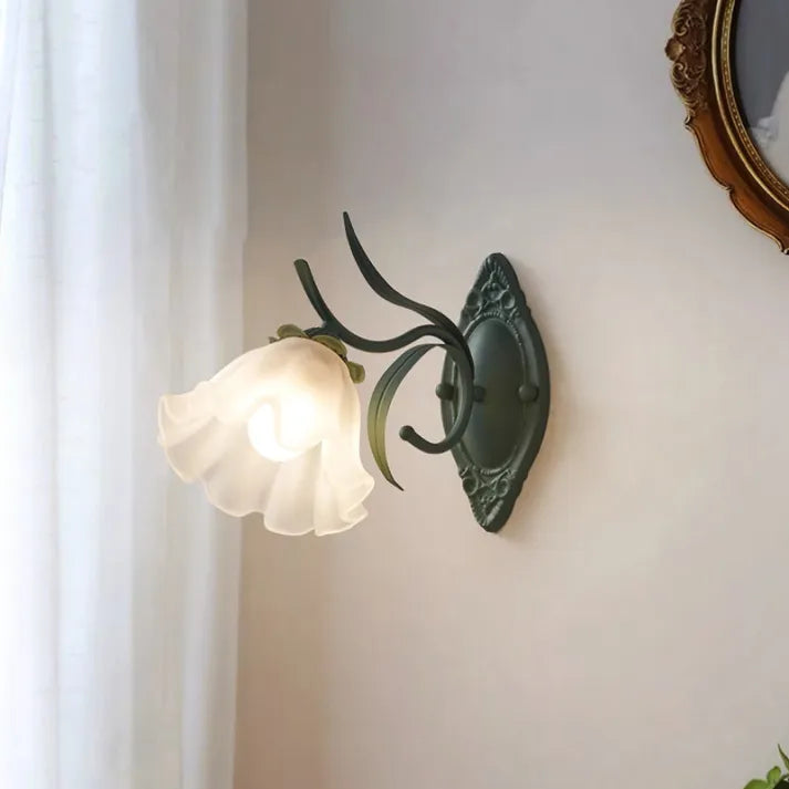 Lily Of The Valley Flower Wall Lamp