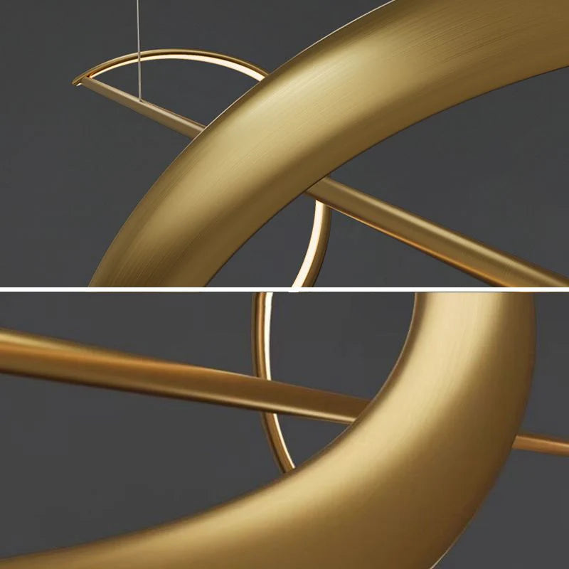 Louise Design Led Pendant Lamp Made Of Metal/Acrylic