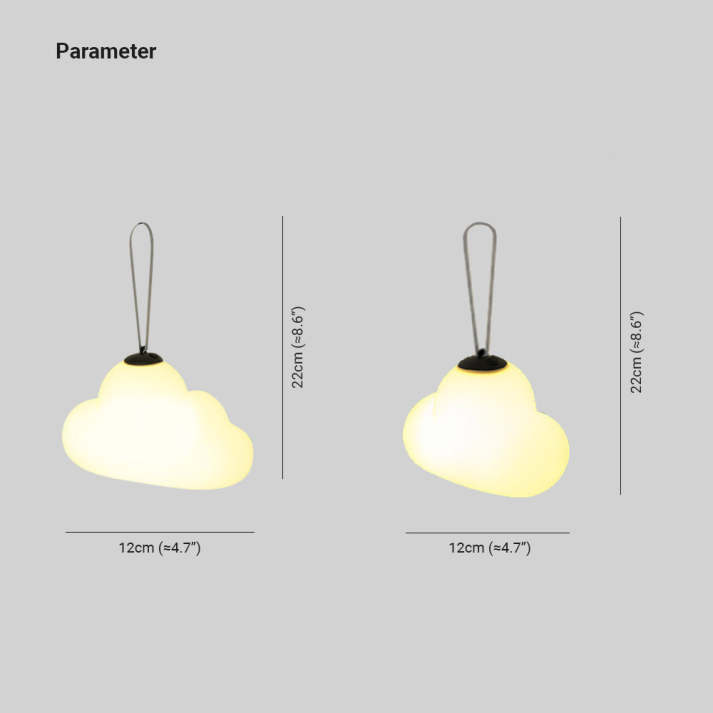Minori Design Led Hanging Lamp Cloud Milk White Metal/Acrylic Garden