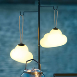Minori Design Led Hanging Lamp Cloud Milk White Metal/Acrylic Garden