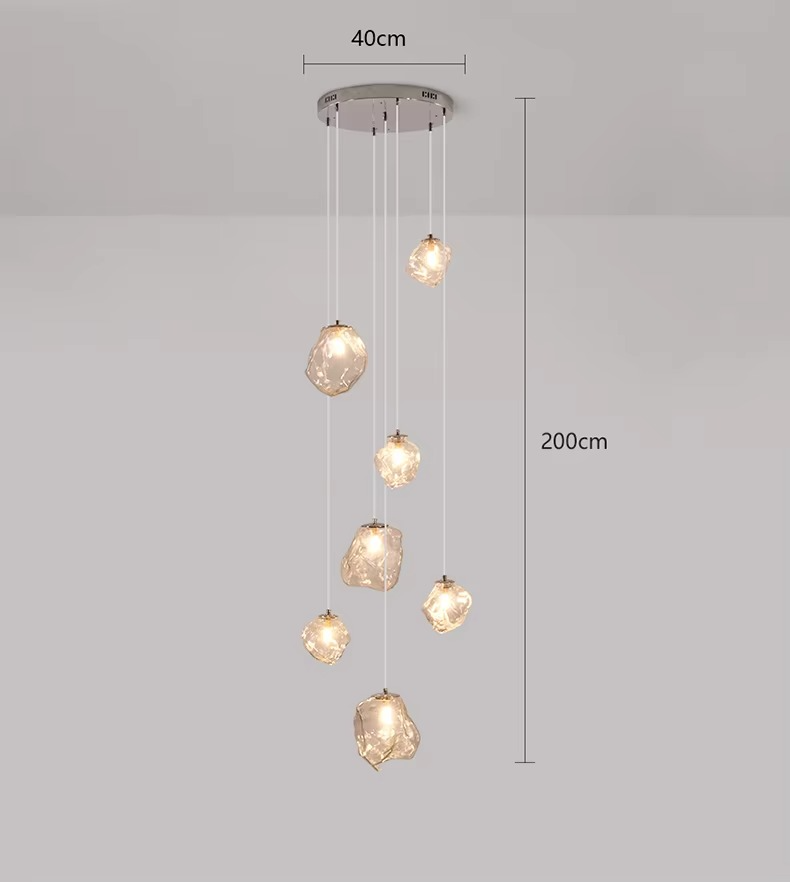 Modern Stairway Chandelier