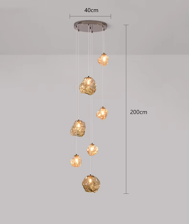 Modern Stairway Chandelier