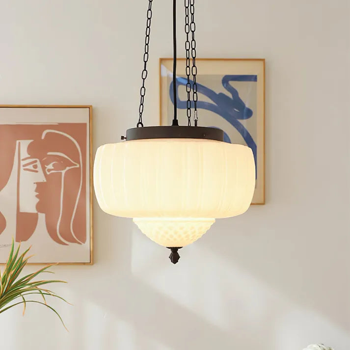 Modern White Minimalist Pendant Light