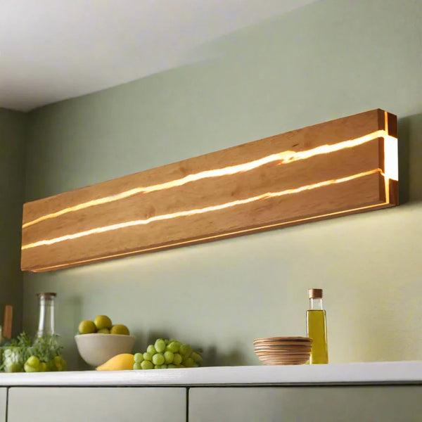 Modern Wood Crack Wall Sconces Home Decor Wall Light