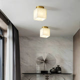 Moon Alabaster Ceiling Light