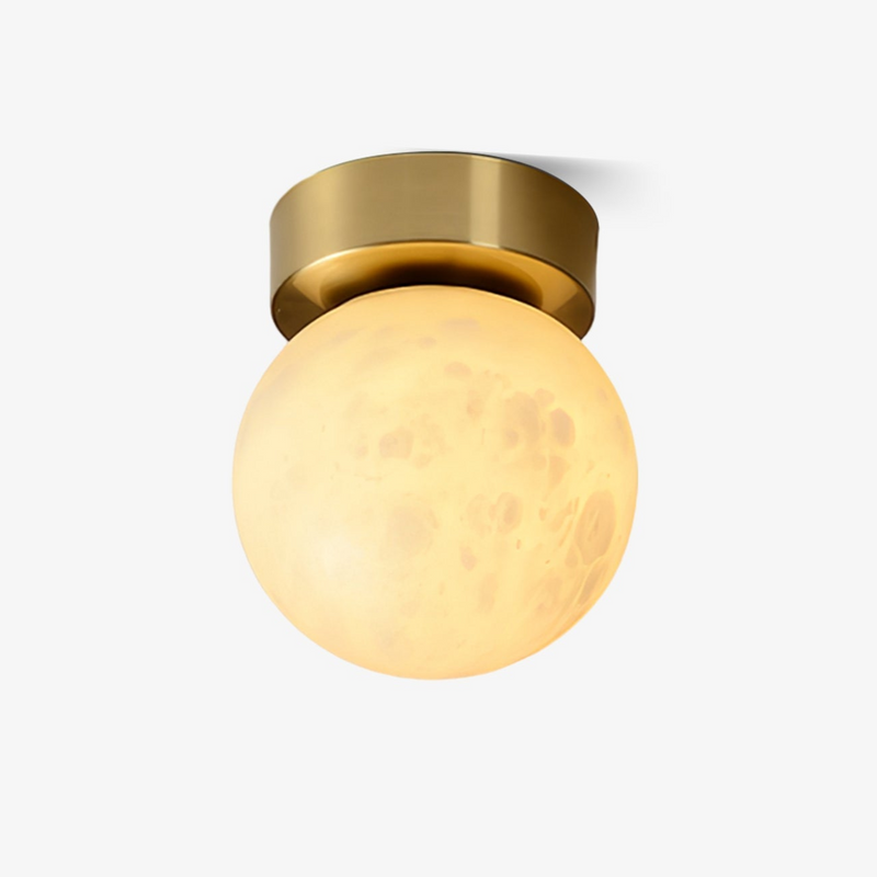 Moon Alabaster Ceiling Light