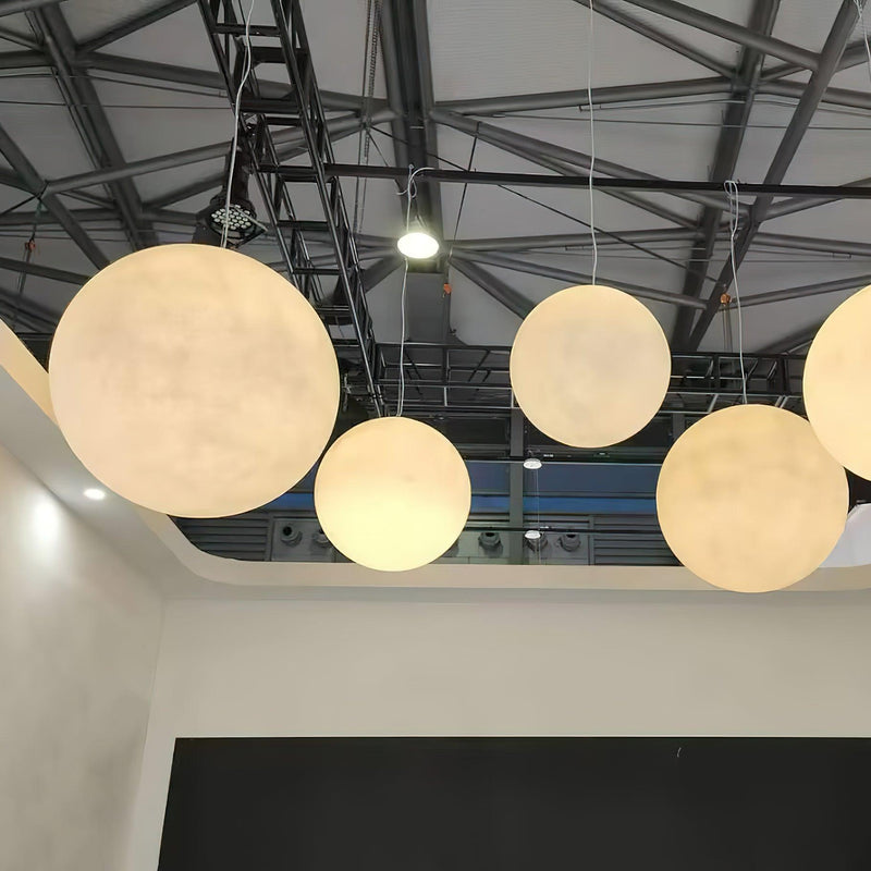 Moon pendant light