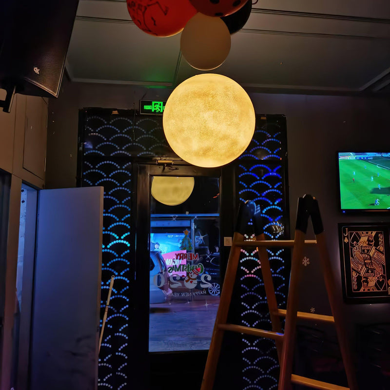 Moon pendant light