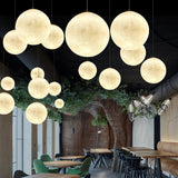 Moon pendant light