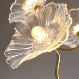 Murano glass flower chandelier