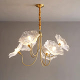 Murano glass flower chandelier