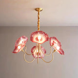 Murano glass flower chandelier