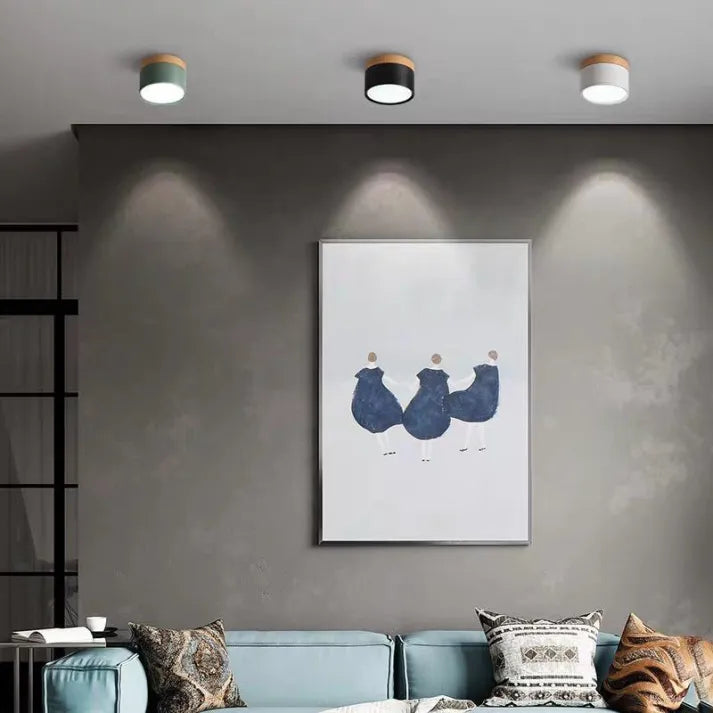 Nordic Cylinder Led Hallway Ceiling Lights