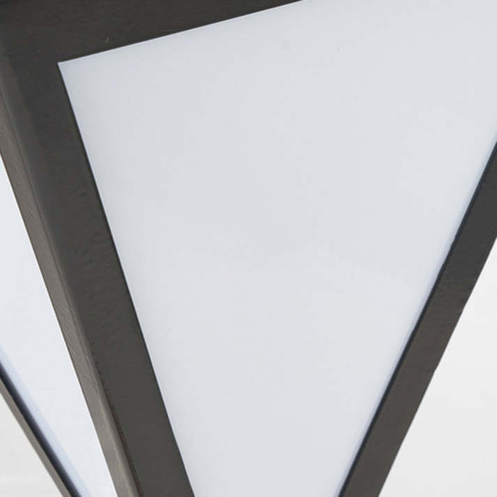 Orr Modern Design Led Outdoor Lamp Metal Acrylic Black Outdoor