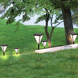 Orr Modern Design Led Outdoor Lamp Metal Acrylic Black Outdoor