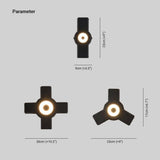 Outdoor - Cruciform Wall Lamp With Warm White Led