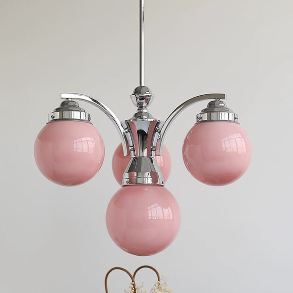 Retro Salamanca Round Glass Chandelier Lights