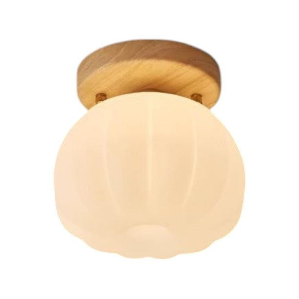 Pumpkin Flush Ceiling Lamp