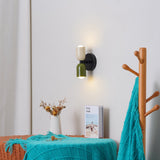 Vintage double head creative home deco wall light