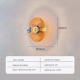 Vintage Led Glass Wall Sconce
