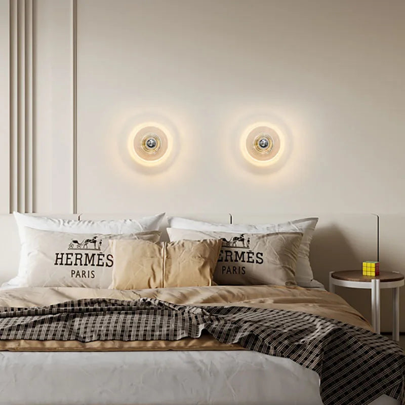 Vintage Led Glass Wall Sconce