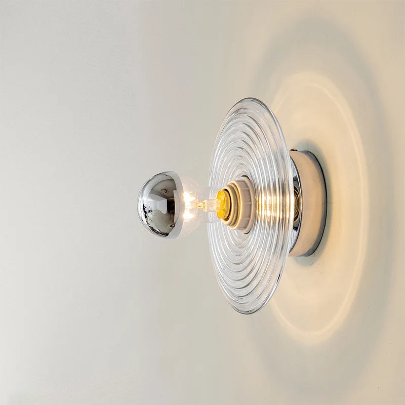 Vintage Led Glass Wall Sconce