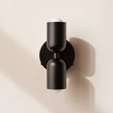 Vintage double head creative home deco wall light