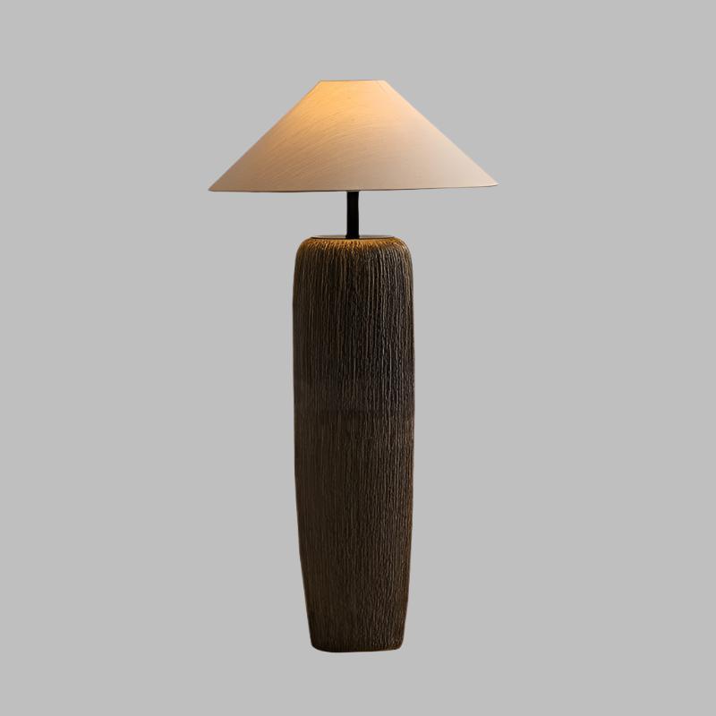 Weathered Wood Floor Lamp