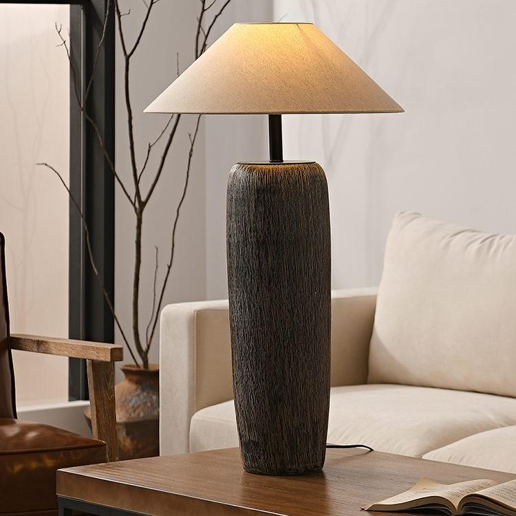 Weathered Wood Floor Lamp