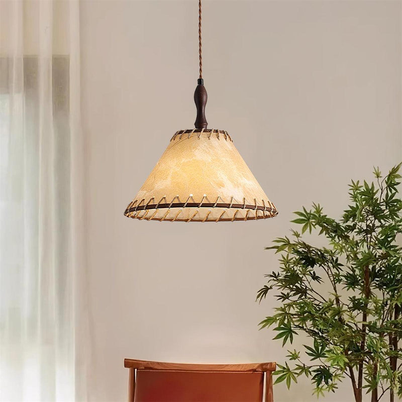 Wood And Fabric Series Pendant Lamp