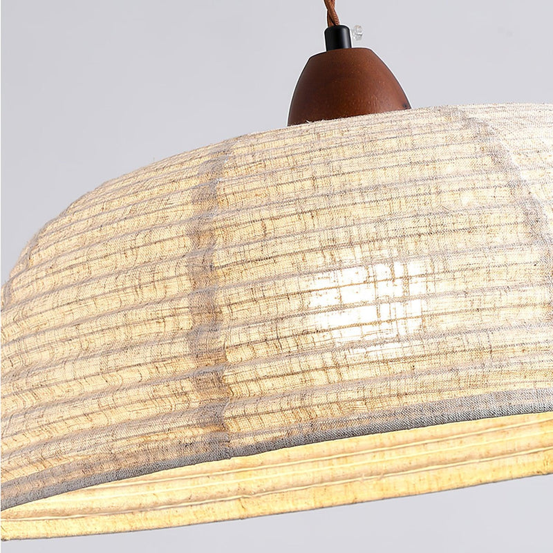 Wood And Fabric Series Pendant Lamp